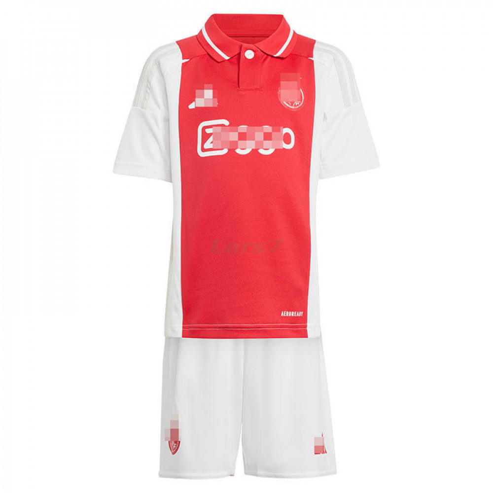 Camiseta Ajax de Ámsterdam 1ª Equipación 2024/2025 Niño Kit