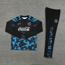 Sudadera de Entrenamiento Napoli 2024/2025 Kit Negro/Azul