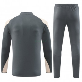 Sudadera De Entrenamiento Real Madrid 2024/2025 Kit Gris/Caqui