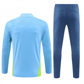 Sudadera de Entrenamiento Manchester City 2024/2025 Kit Azul Claro/Verde