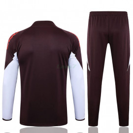 Sudadera de Entrenamiento Bayern Múnich 2024/2025 Kit Rojo Oscuro