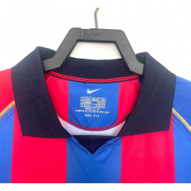 Camiseta Barcelona 1ª Equipación Retro 2001/02