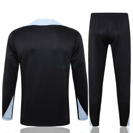 Sudadera De Entrenamiento Barcelona 2024/2025 Niño Kit Negro/Gris