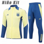 Chandal Ajax de Ámsterdam 2024/2025 Niño Amarillo/Azul