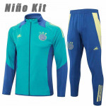 Chandal Ajax de Ámsterdam 2024/2025 Niño Verde/Azul