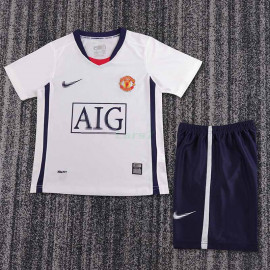 Camiseta Manchester United 2ª Equipación Retro 2008/09 Niño Kit