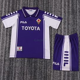 Camiseta Fiorentina 1ª Equipación Retro 1999/00 Niño Kit