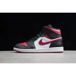 Air Jordan 1 Corte Medio Bred Toe Black/Gym Red-White