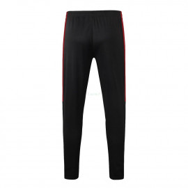 Pantalón Largo De Entrenamiento AC Milan 2020/2021 Negro/Manga Roja