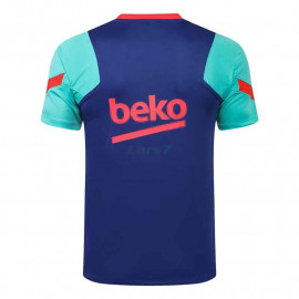 Camiseta de Entrenamiento Barcelona 2021/2022 Azul/Verde