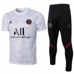 Camiseta de Entrenamiento PSG 2021/2022 Kit Letra Estampado Blanco