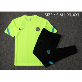 Camiseta de Entrenamiento Inter De Milan 2021/2022 Verde Fluorescente