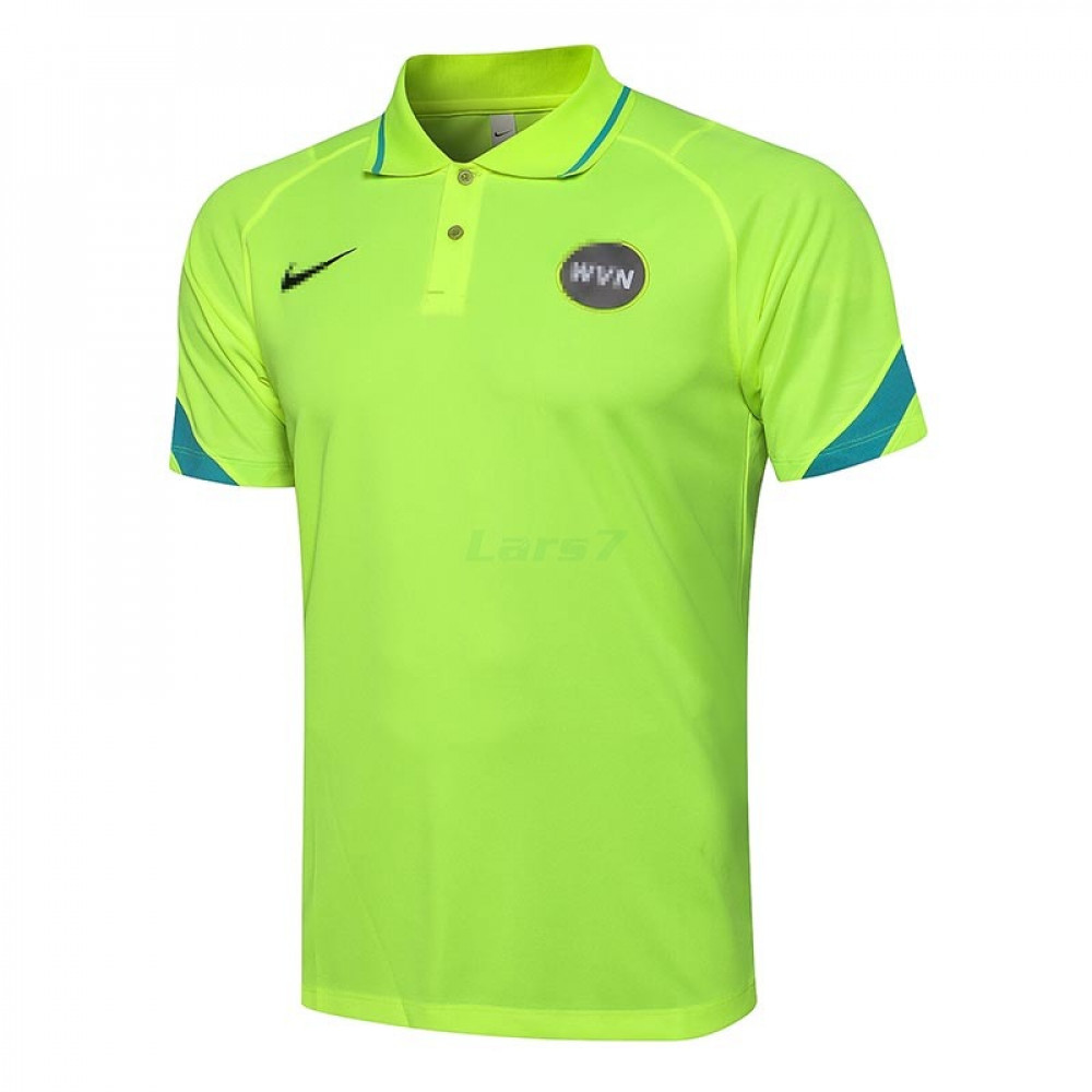 Polo Inter De Milan 2021/2022 Verde Fluorescente