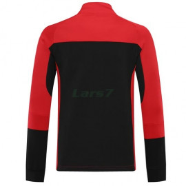 Chaqueta AC Milan 2021/2022 Cuello Alto Rojo/Negro