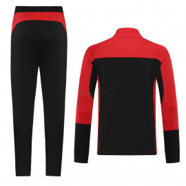 Chaqueta AC Milan 2021/2022 Cuello Alto Rojo/Negro