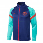 Chaqueta Barcelona 2021/2022 Cuello Alto Azul/Verde