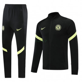 Chandal Chelsea 2021/2022 Cuello Alto Negro/Amarillo