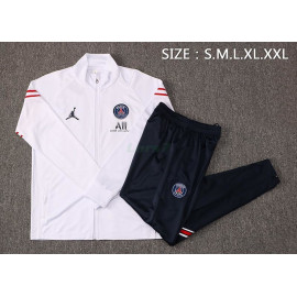 Chaqueta PSG 2021/2022 Cuello Alto Blanco