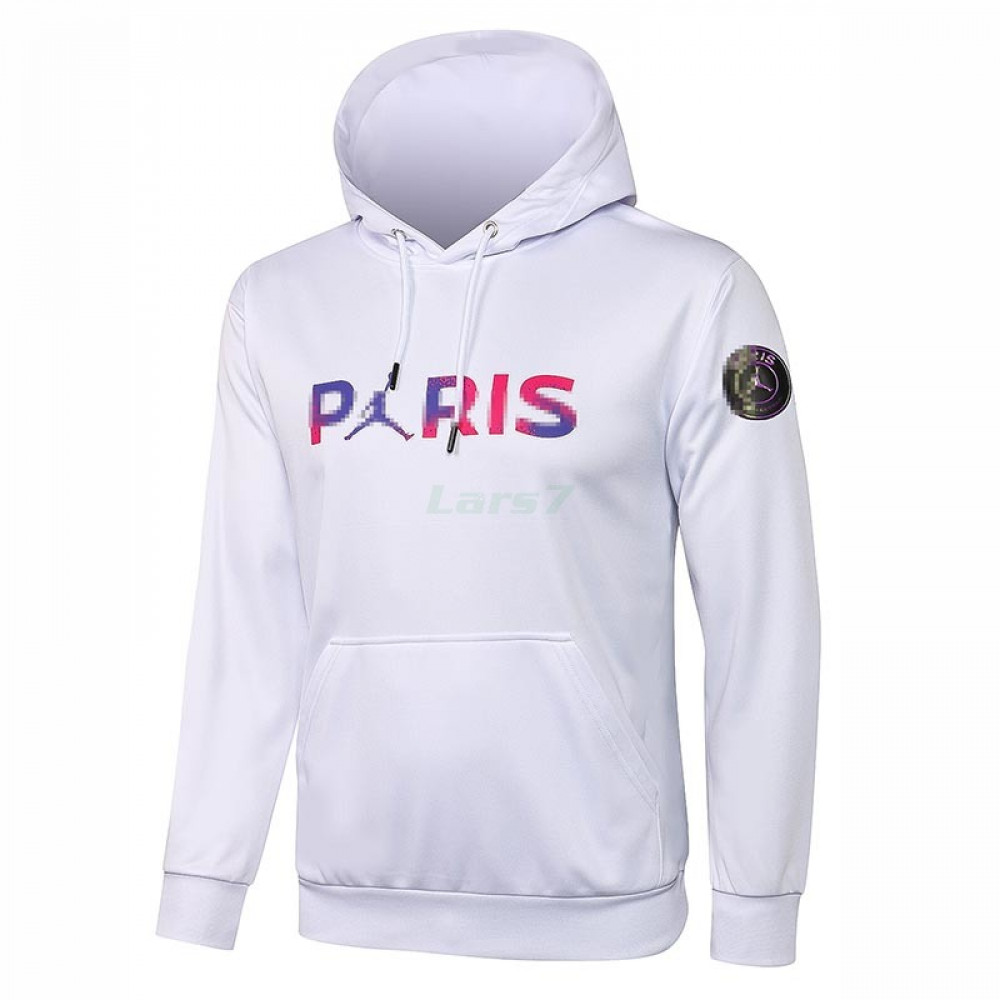 Sudadera PSG 2021/2022 Con Capucha Blanco Marca Policromo 