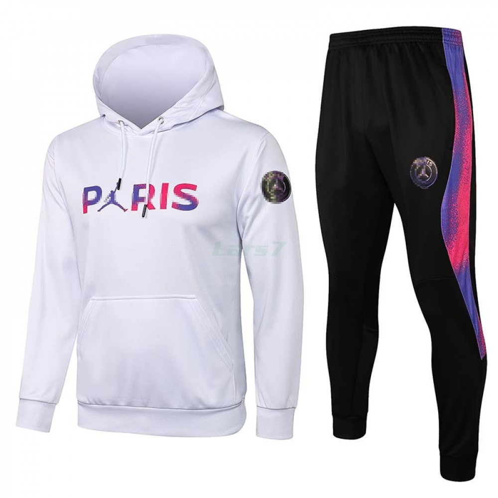 Sudadera PSG 2021/2022 Con Capucha Kit Blanco Marca Policromo