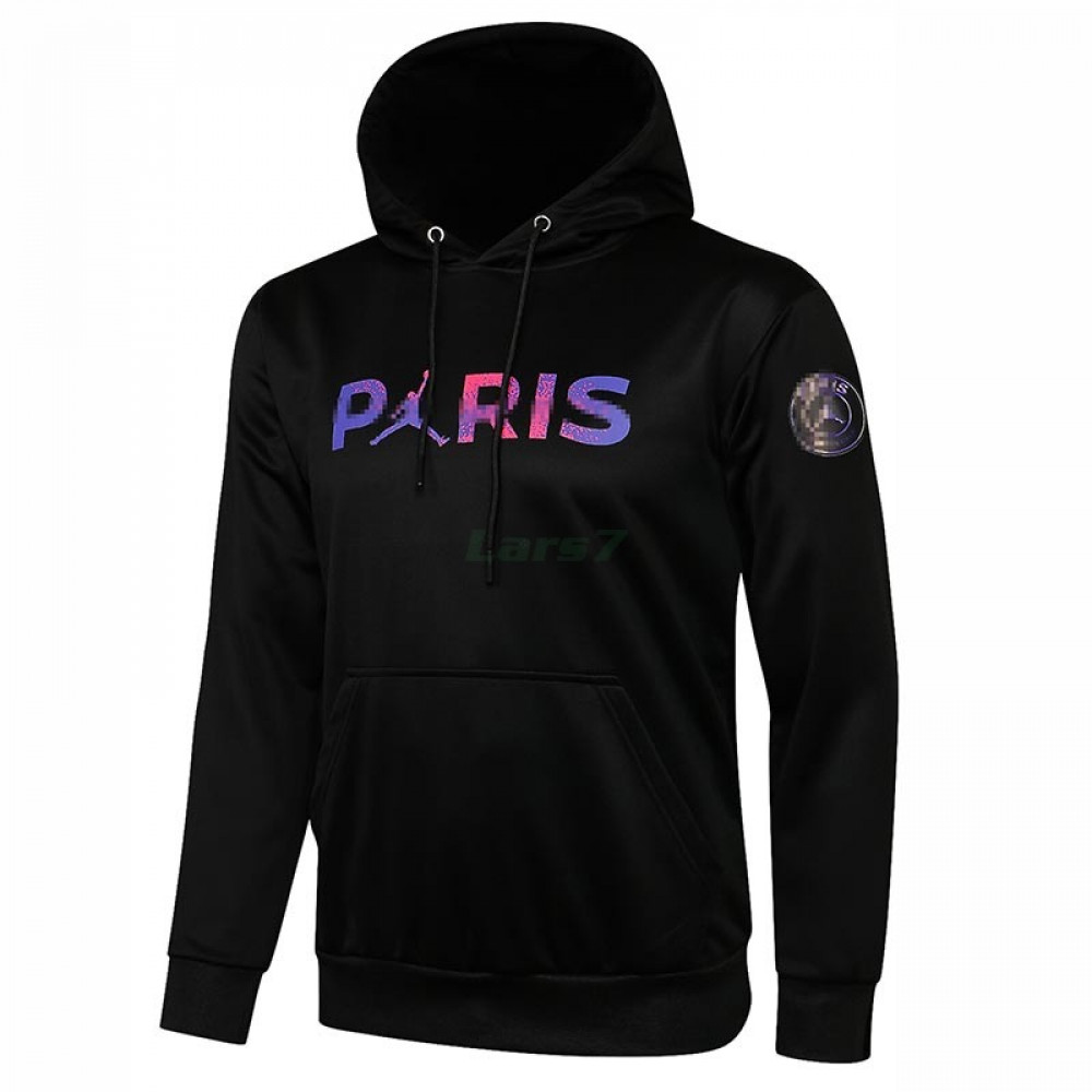 Sudadera PSG 2021/2022 Con Capucha Negro Marca Policromo 