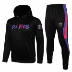 Sudadera PSG 2021/2022 Con Capucha Kit Negro Marca Policromo 