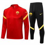 Sudadera De Entrenamiento AS Roma 2021/2022 Kit Rojo