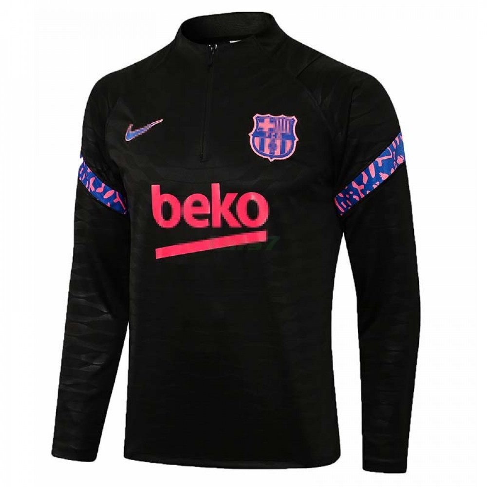 Sudadera De Entrenamiento Barcelona 2021/2022 Negro