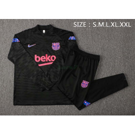 Sudadera De Entrenamiento Barcelona 2021/2022 Kit Negro