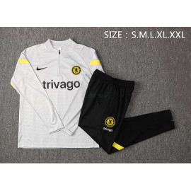 Sudadera De Entrenamiento Chelsea FC 2021/2022 Kit Gris Claro