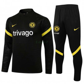 Sudadera De Entrenamiento Chelsea FC 2021/2022 Negro