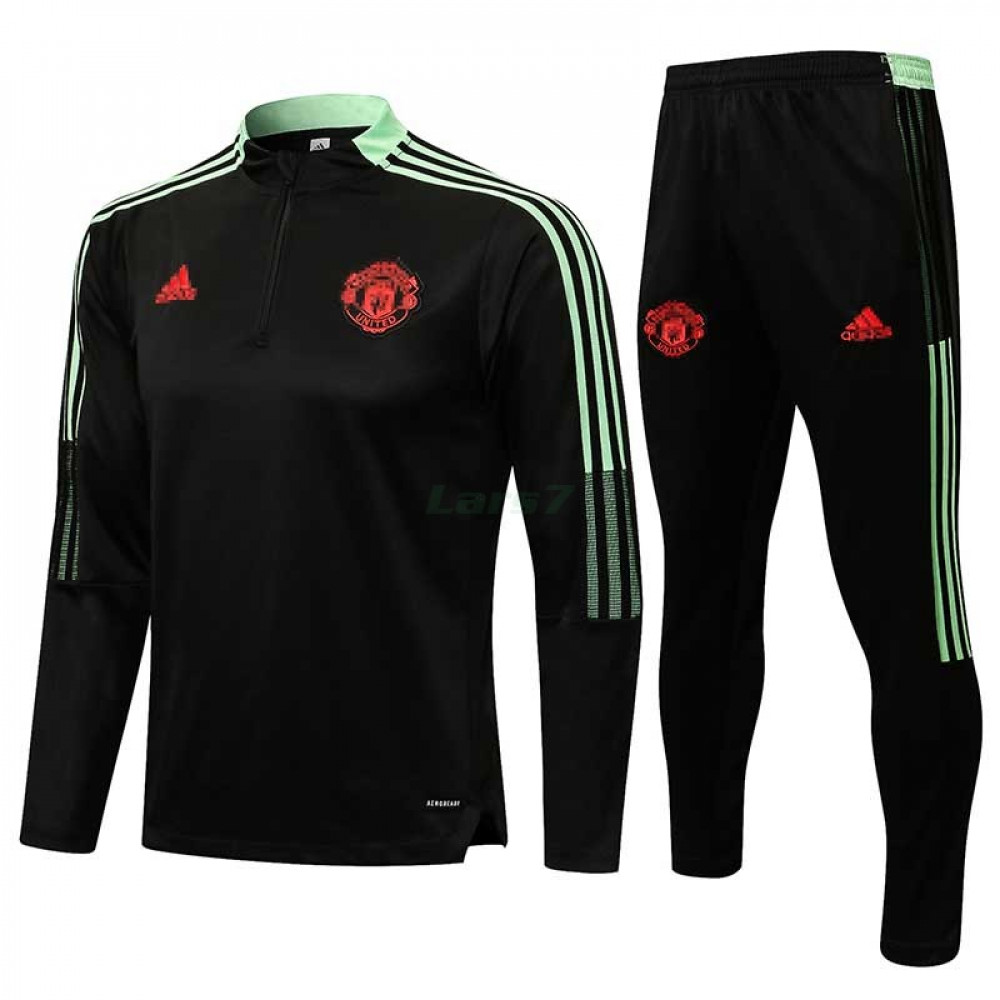 Sudadera De Entrenamiento Manchester United 2021/2022 Kit Negro