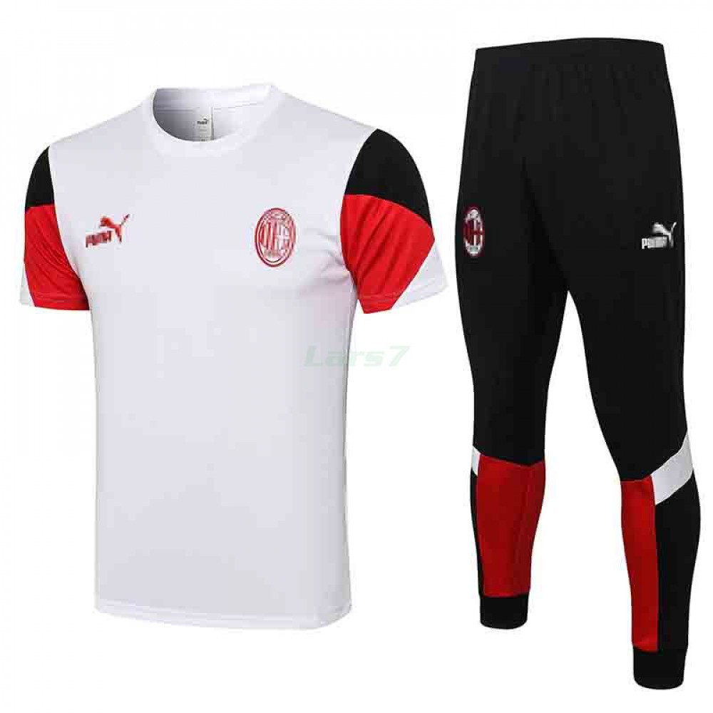 Camiseta De Entrenamiento AC Milan 2021/2022 Kit Blanco