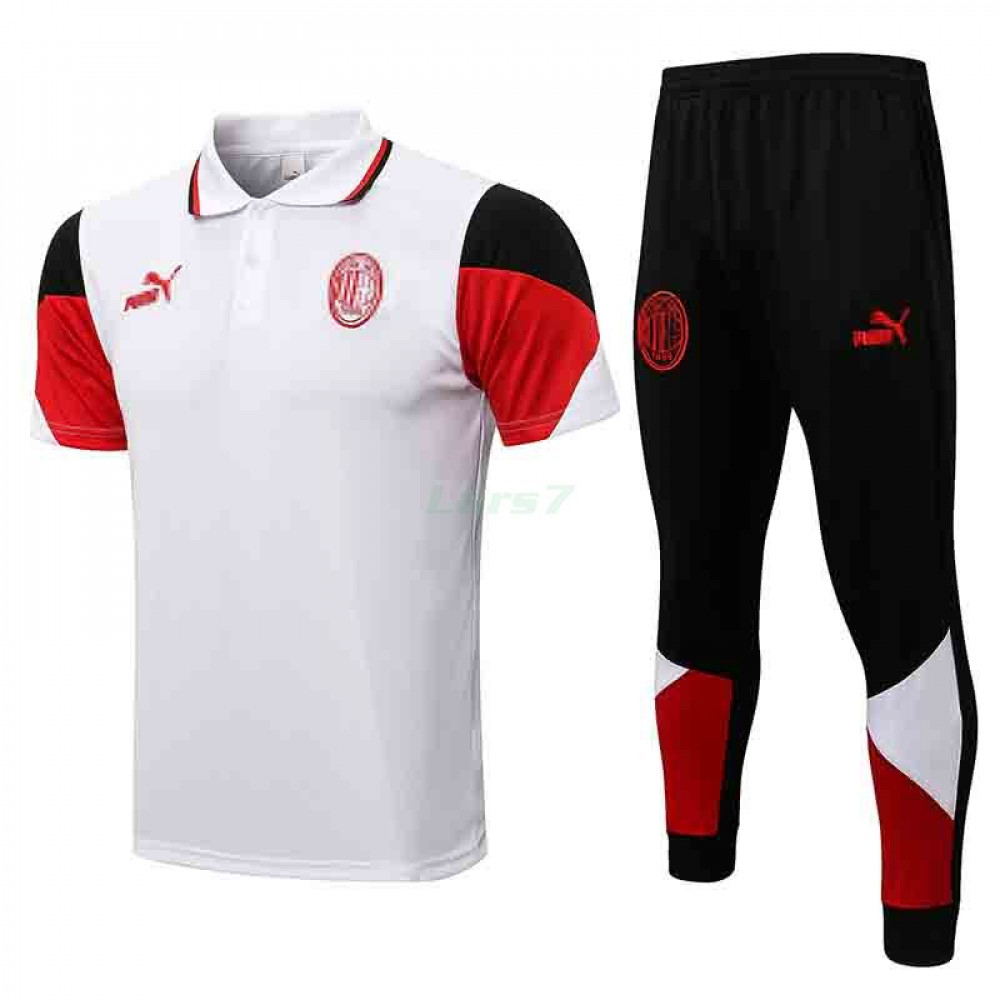 Polo AC Milan 2021/2022 Kit Blanco