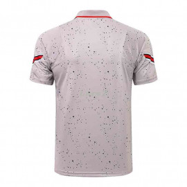 Polo PSG 2021/2022 Estampado Gris Claro