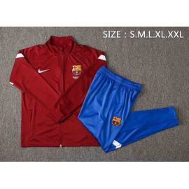 Chandal Barcelona 2021/2022 Rojo Oscuro