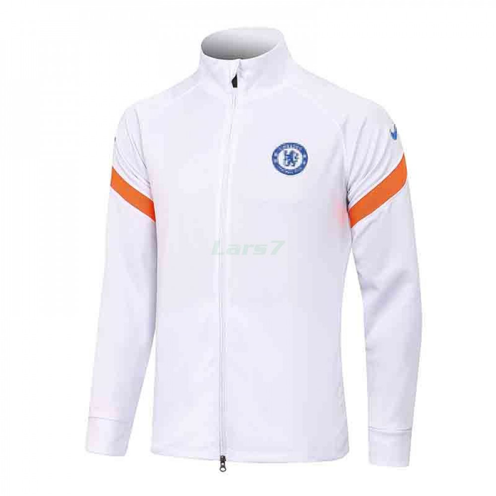 Chaqueta Chelsea FC 2021/2022 Cuello Alto Blanco