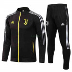 Chandal Juventus 2021/2022 Cuello Alto Negro Cremallera de Amarillo