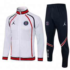 Chaqueta PSG 2021/2022 Jordan Cuello Alto Blanco