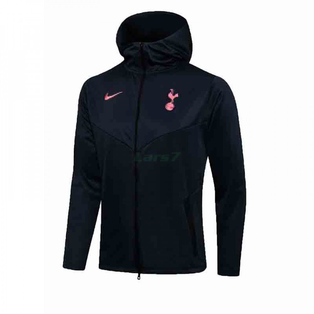 Chaqueta Tottenham Hotspur 2021/2022 Con Capucha Azul Marino