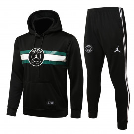 Sudadera PSG 2021/2022 Jordan Con Capucha Negro/Verde/Blanco