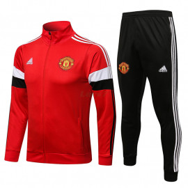 Chaqueta Manchester United 2021/2022 Cuello Alto Rojo/Negro/Blanco