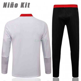 Sudadera De Entrenamiento Manchester United 2021/2022 Niño Kit Blanco 