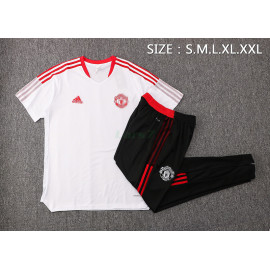 Camiseta de Entrenamiento Manchester United 2021/2022 Kit Blanco