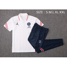 Polo PSG 2021/2022 Jordan Kit Blanco