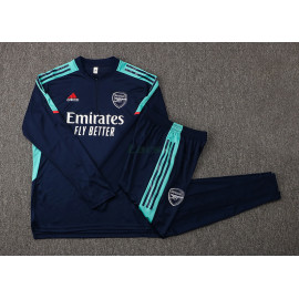 Sudadera de Entrenamiento Arsenal FC 2021/2022 Kit Azul Marino/Verde