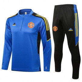 Sudadera de Entrenamiento Manchester United 2021/2022 UCL Azul