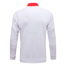 Chaqueta Manchester United 2021/2022 Cuello Alto Blanco/Rojo