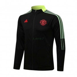 Chaqueta Manchester United 2021/2022 Cuello Alto Negro/Amarillo