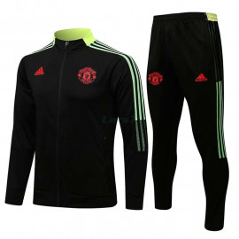 Chaqueta Manchester United 2021/2022 Cuello Alto Negro/Amarillo